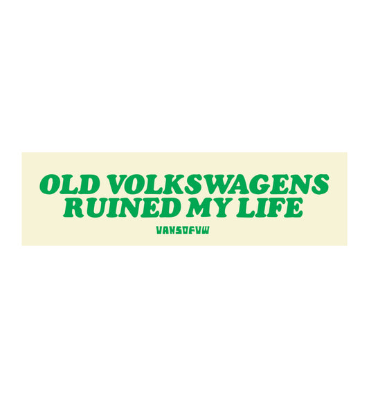 3x Bumper Sticker