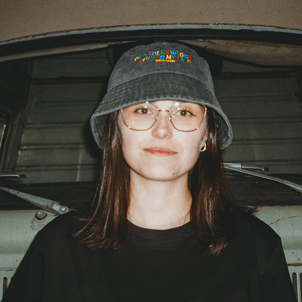 Natural VW bucket hat with Old Volkswagens Ruined My Life embroidery – vansofvw