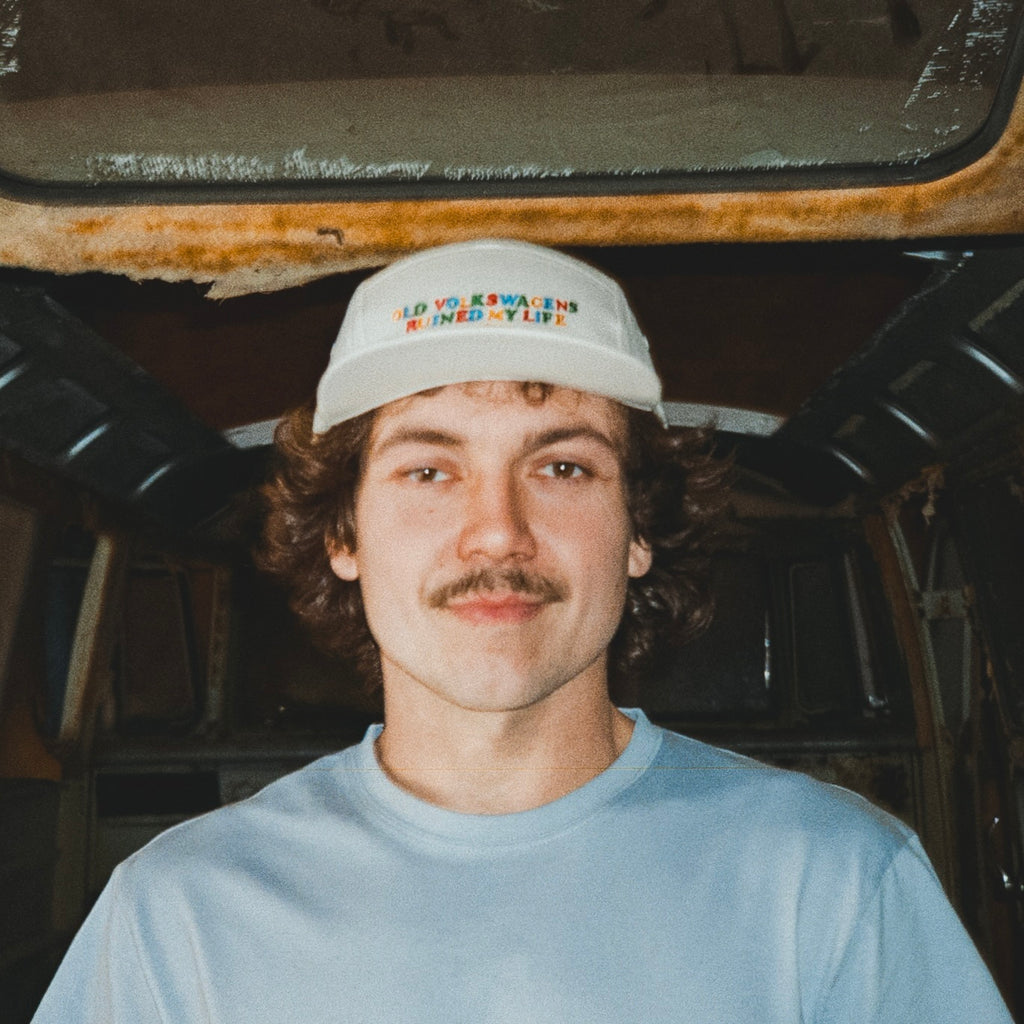 Natural VW T1 Bus embroidered cap – Old Volkswagens Ruined My Life – vansofvw