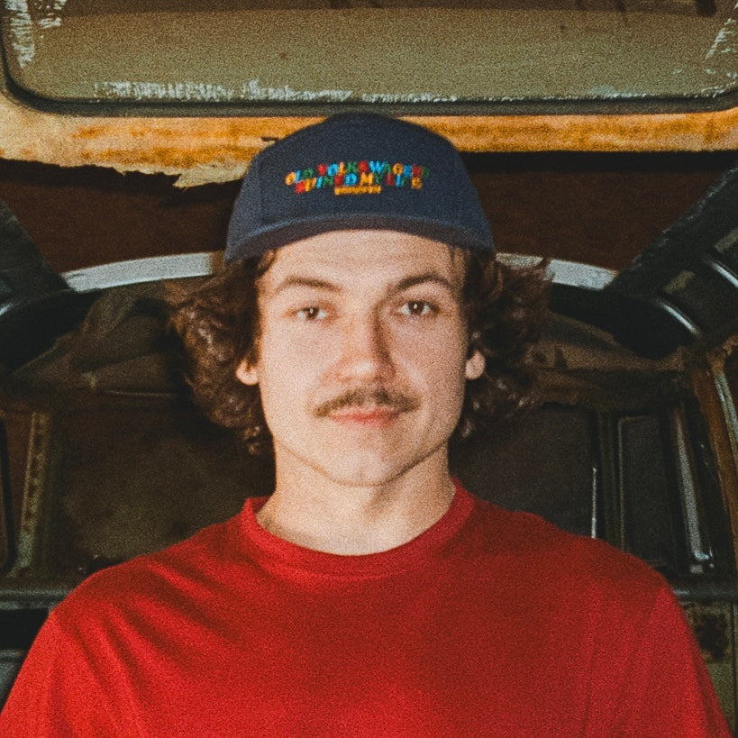 Navy VW T1 Bus embroidered cap – Old Volkswagens Ruined My Life – vansofvw