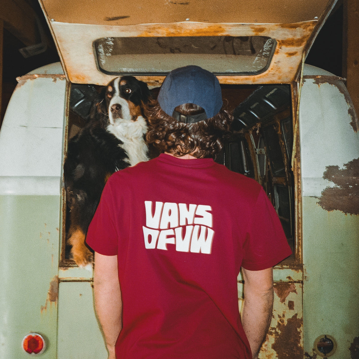 Fuchsia red Old Volkswagens Ruined My Life t-shirt – vansofvw