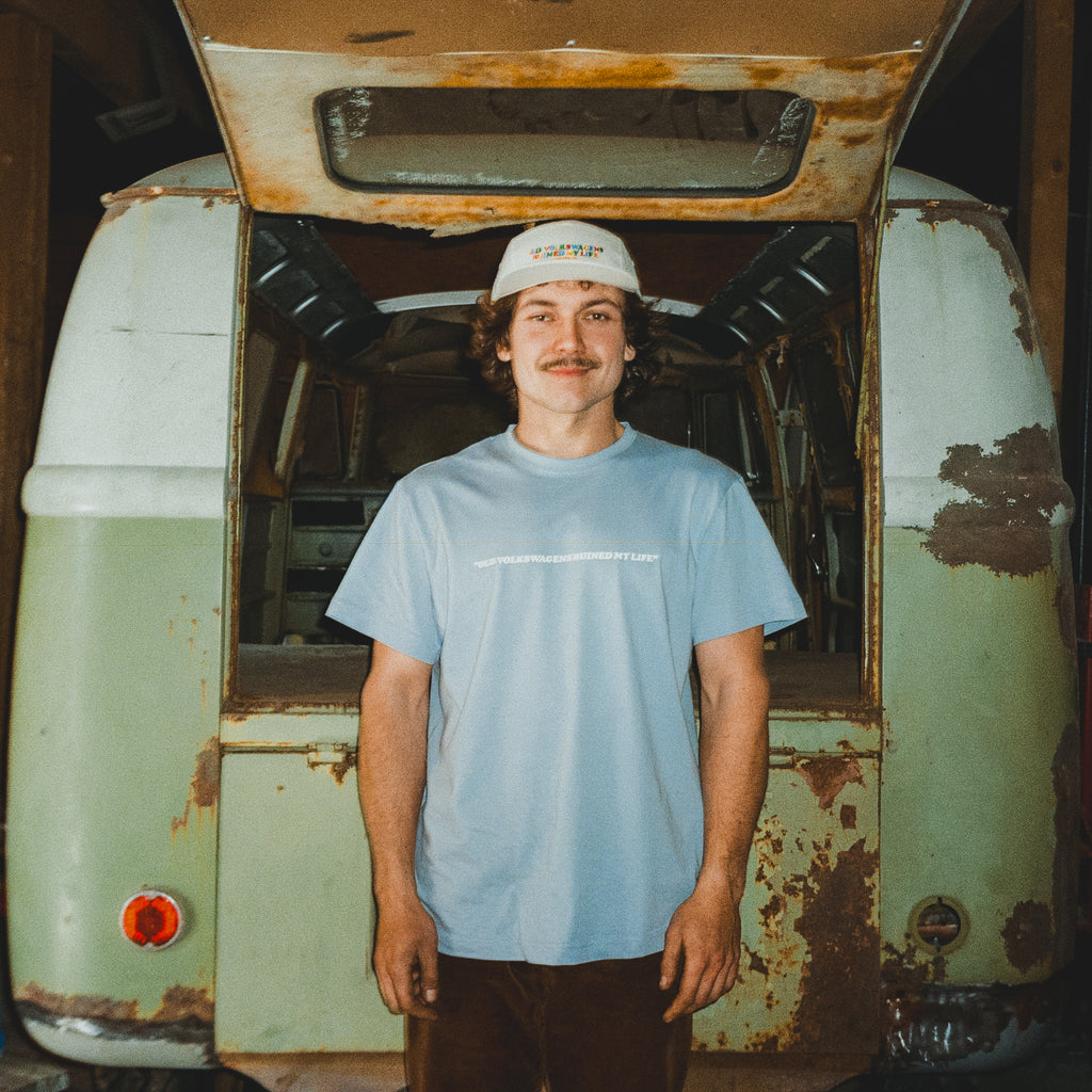 Turquoise Old Volkswagens Ruined My Life t-shirt – vansofvw