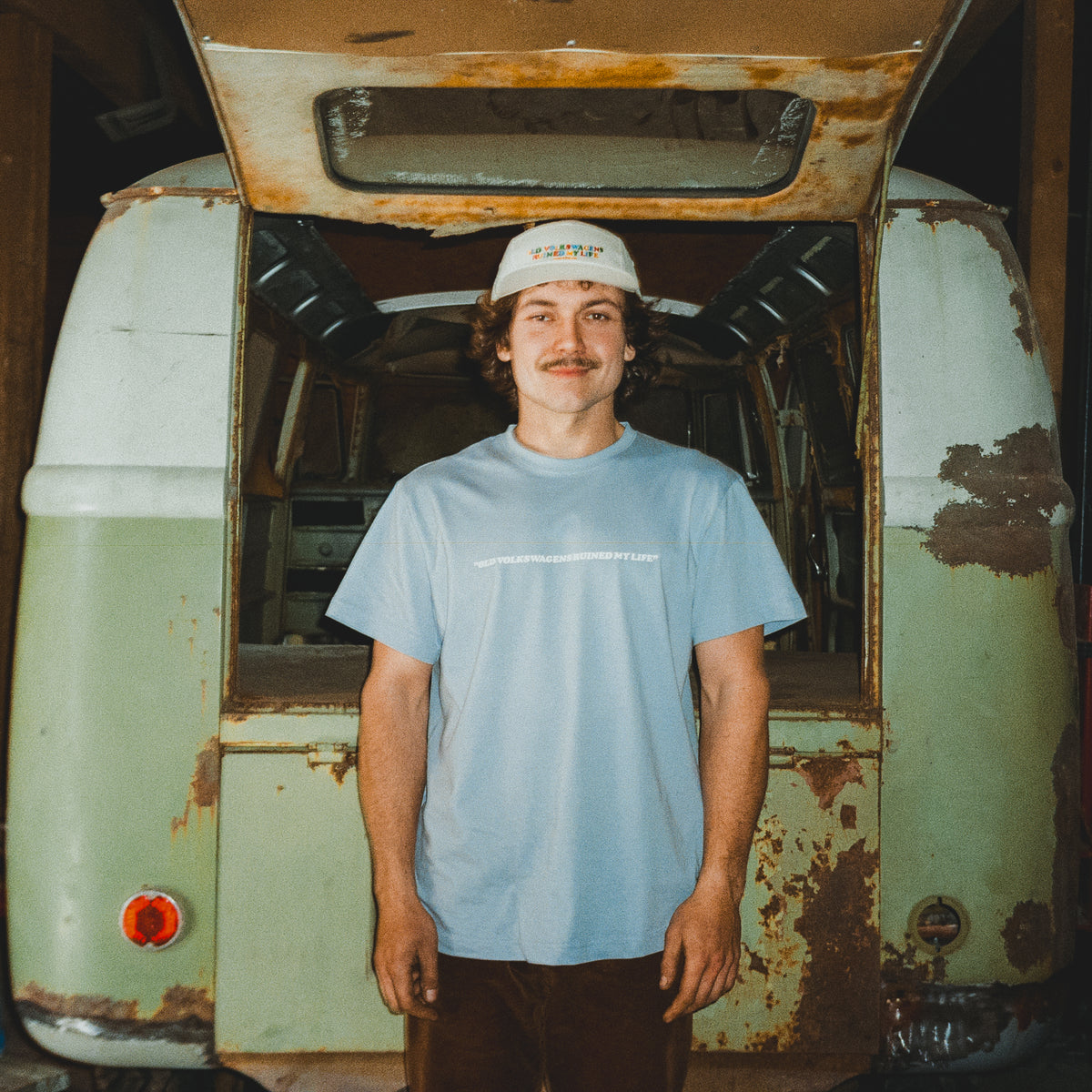 Turquoise Old Volkswagens Ruined My Life t-shirt – vansofvw