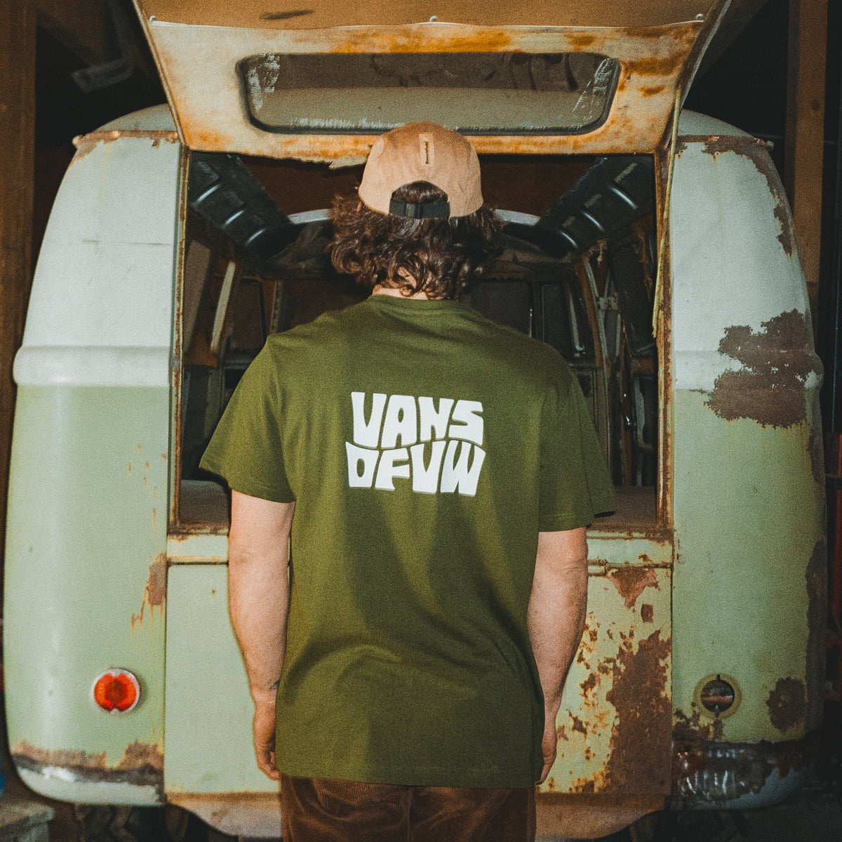 Dark green Old Volkswagens Ruined My Life t-shirt – vansofvw